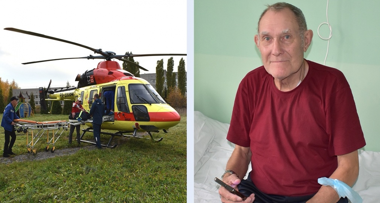 Житель Чувашии собирал картошку и начал задыхаться: "Летел на вертолете санавиации и верил в свое спасение"