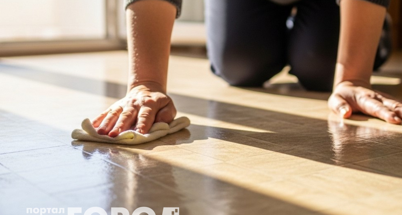 Линолеум засиял как новый: использую 1 простое средство – больше не тускнеет