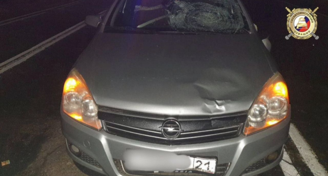 В Чувашии 71-летний водитель в темноте сбил двух пешеходов: их увезли в больницу