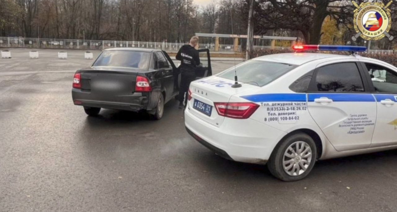 В Чувашии 20-летний романтик за одну поездку собрал почти десяток штрафов и попытался сбежать от ДПС