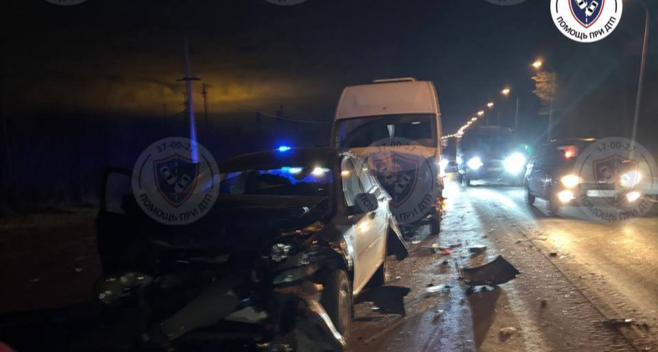 Массовое ДТП на выезде из Чебоксар: пострадали дети