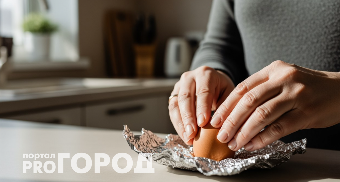 Всегда заворачиваю яйца в фольгу перед варкой: решаю самую частую и надоедливую проблему