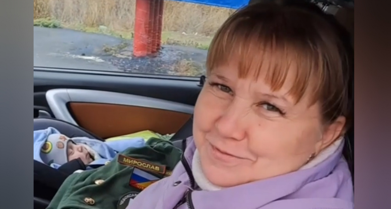 Многодетная мама вместе с грудным ребенком отвезла гуманитарный груз парням из Чувашии в зоне СВО