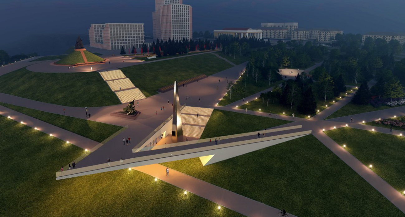 На монумент участникам СВО в парке "Победа" выделяют более 80 млн из резервного фонда