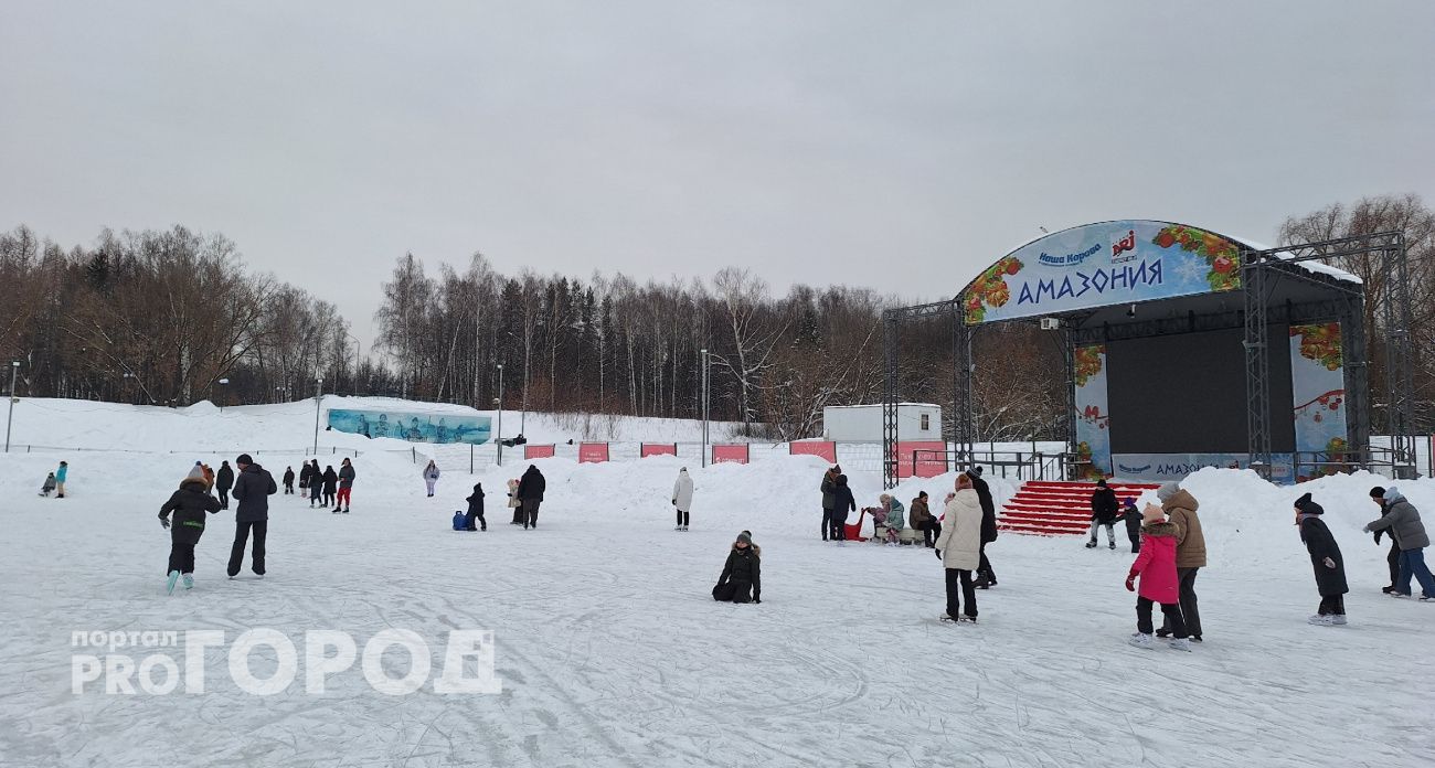В Чебоксарах начнут заливать городские катки, как только позволит погода