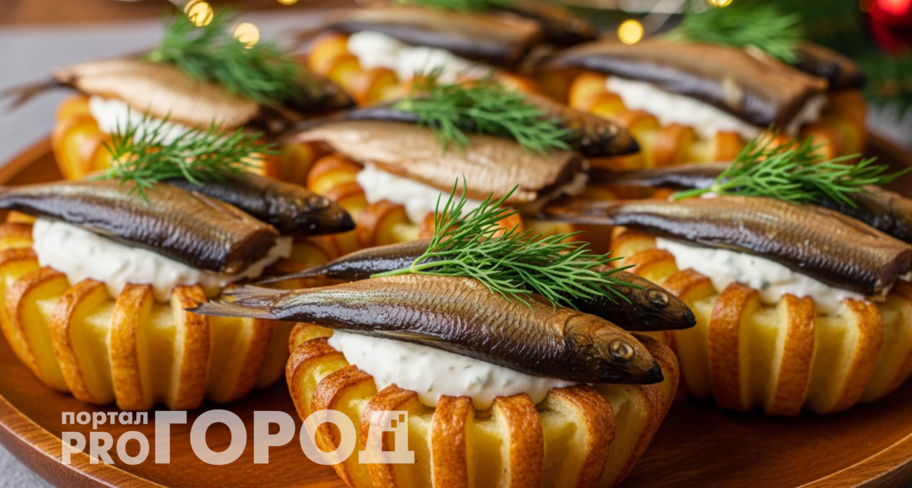 Простая закуска, которая выглядит как из ресторана: эти картофельные корзинки сметут с новогоднего стола