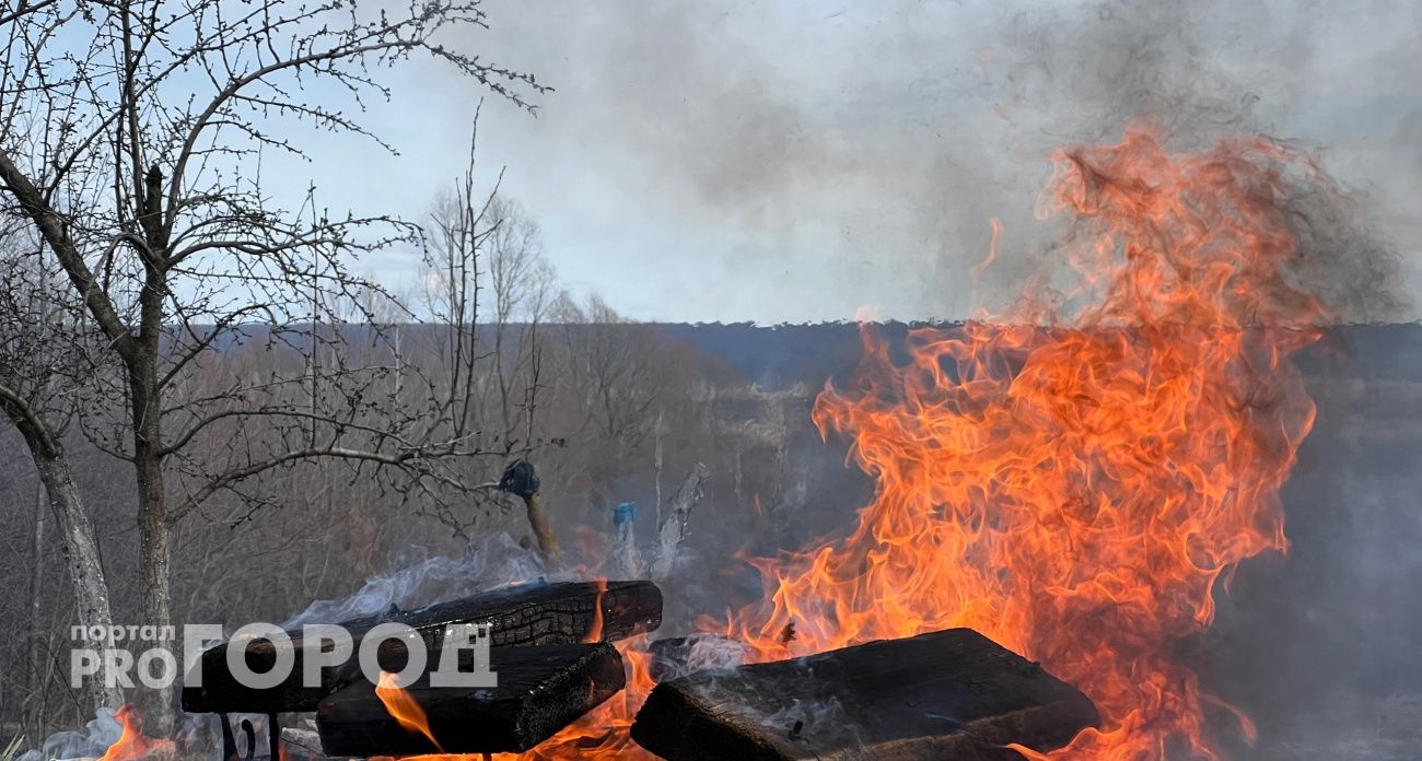 В Алатыре пожарные вызволили из огня пожилую пенсионерку