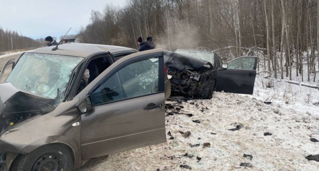 На трассе в Чебоксарском районе разбились три человека