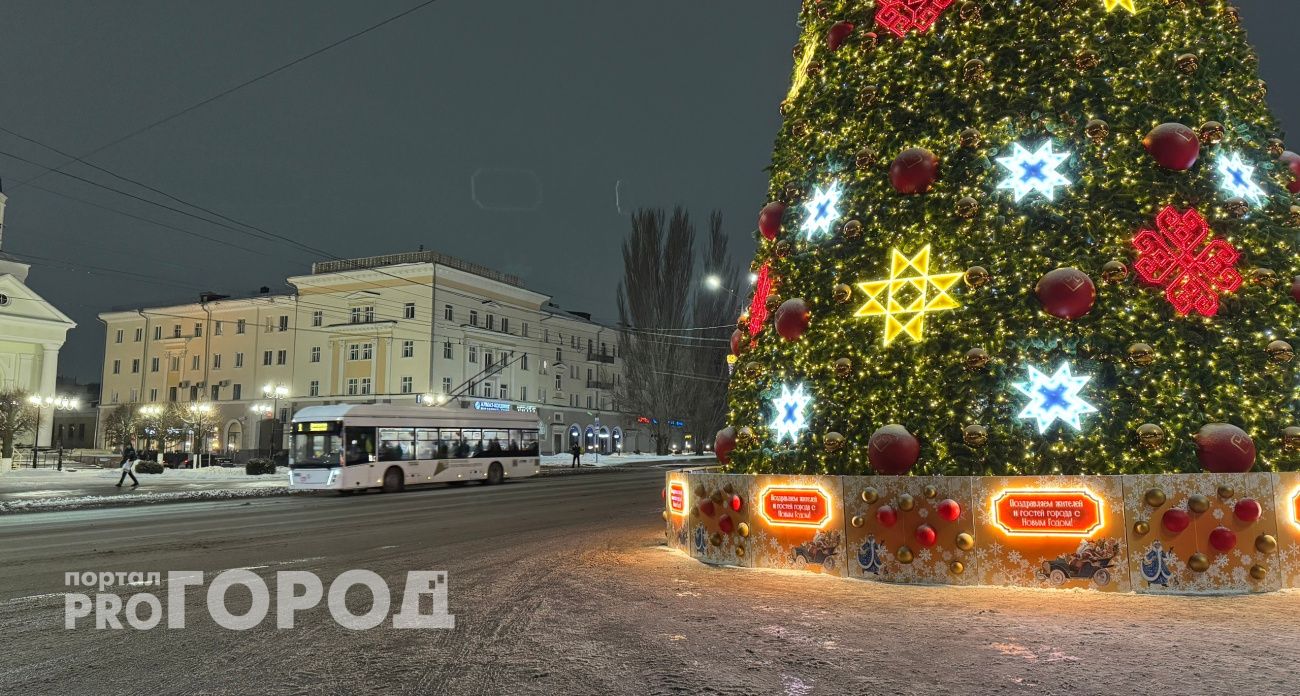 Сегодня общественный транспорт будет работать до ночи в честь Нового года