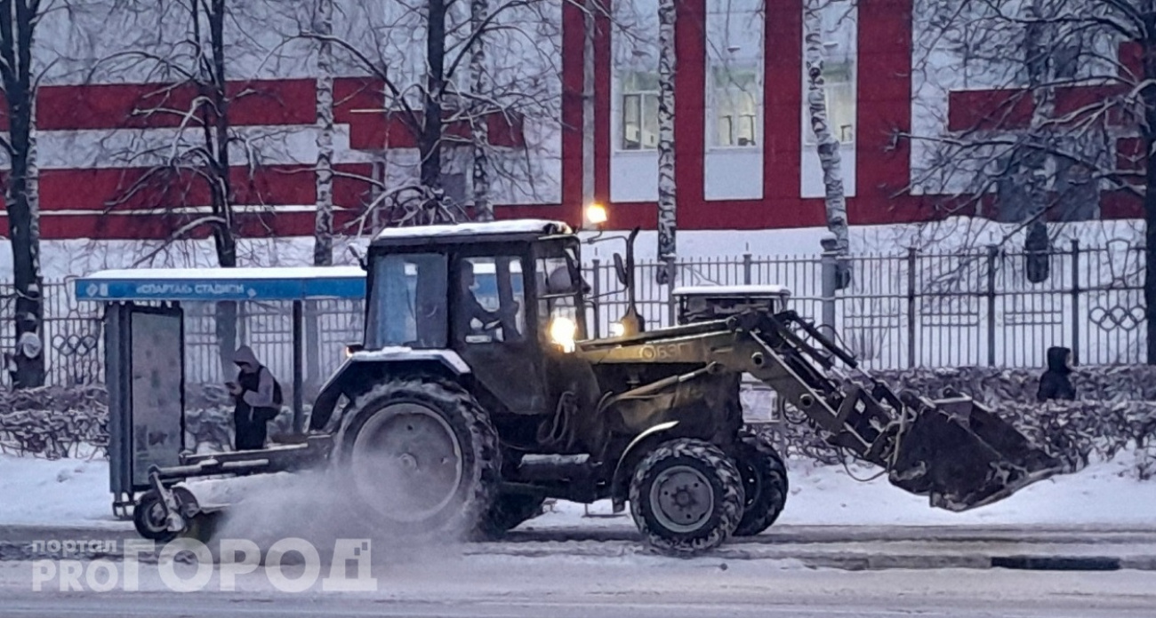 В Чебоксарах объявлен "желтый" уровень опасности: снегопад, метель и гололед