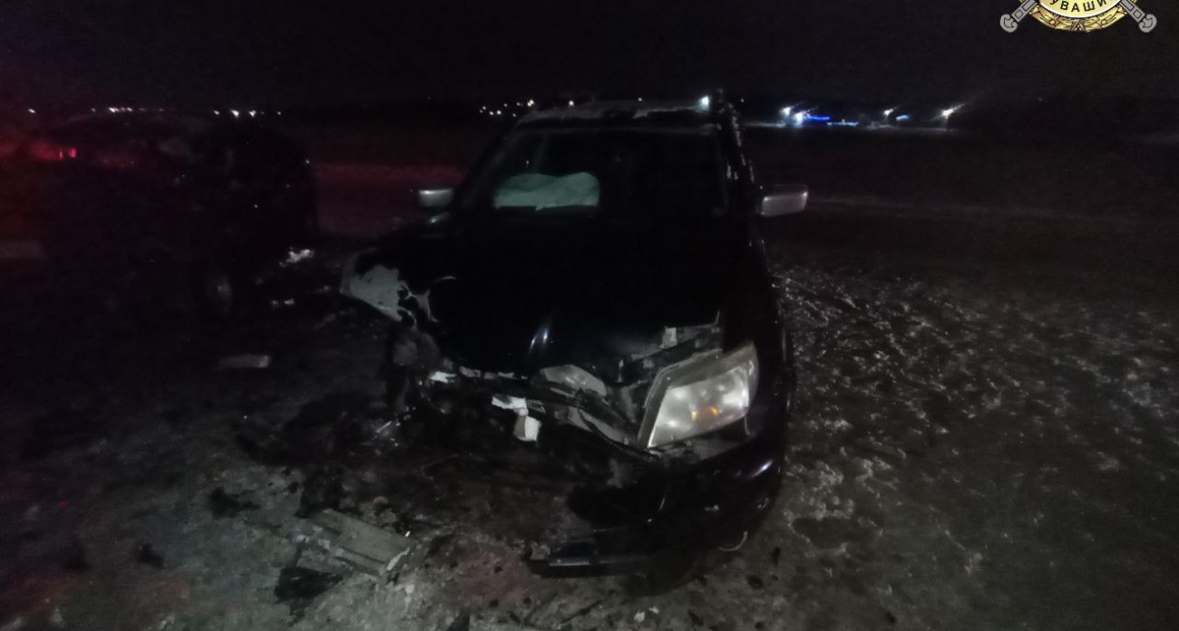 В ДТП в Чебоксарском районе пострадали четыре человека