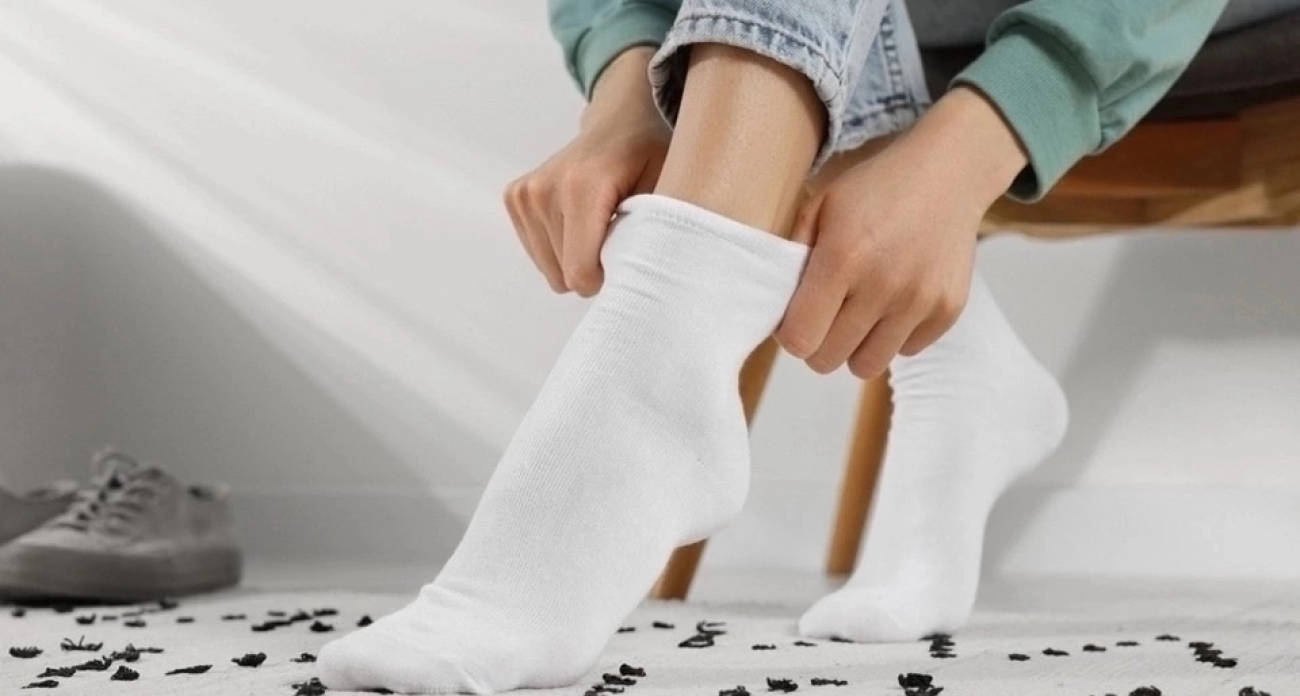 Достаточно одного пшика – и носки всегда будут белоснежными и легко отстирываться