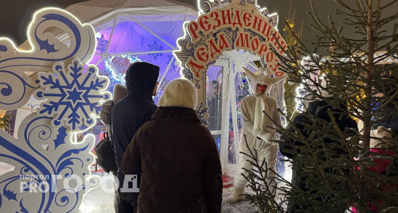 В Чебоксарах 70 тысяч ребят побывали в резиденции Деда Мороза