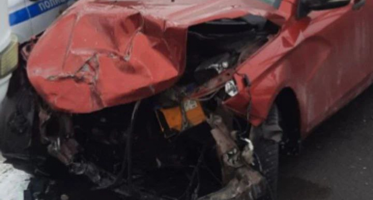 На Марпосадском шоссе в Чебоксарах нарушение привело к аварии