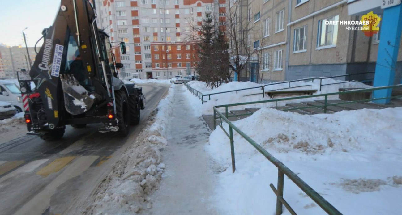 Глава Чувашии недоволен уборкой снега: "Жители должны получать качественные услуги, за которые они платят"