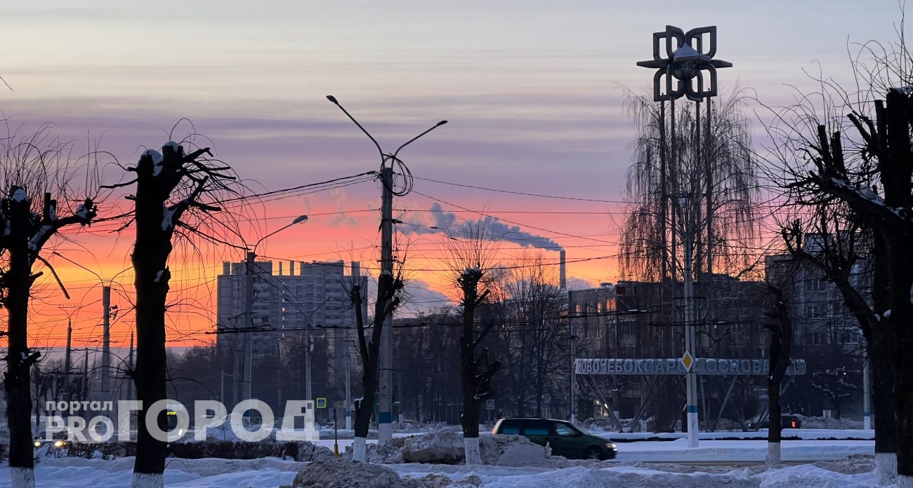 Лютый мороз и ясное небо: погода в Чувашии 24 января