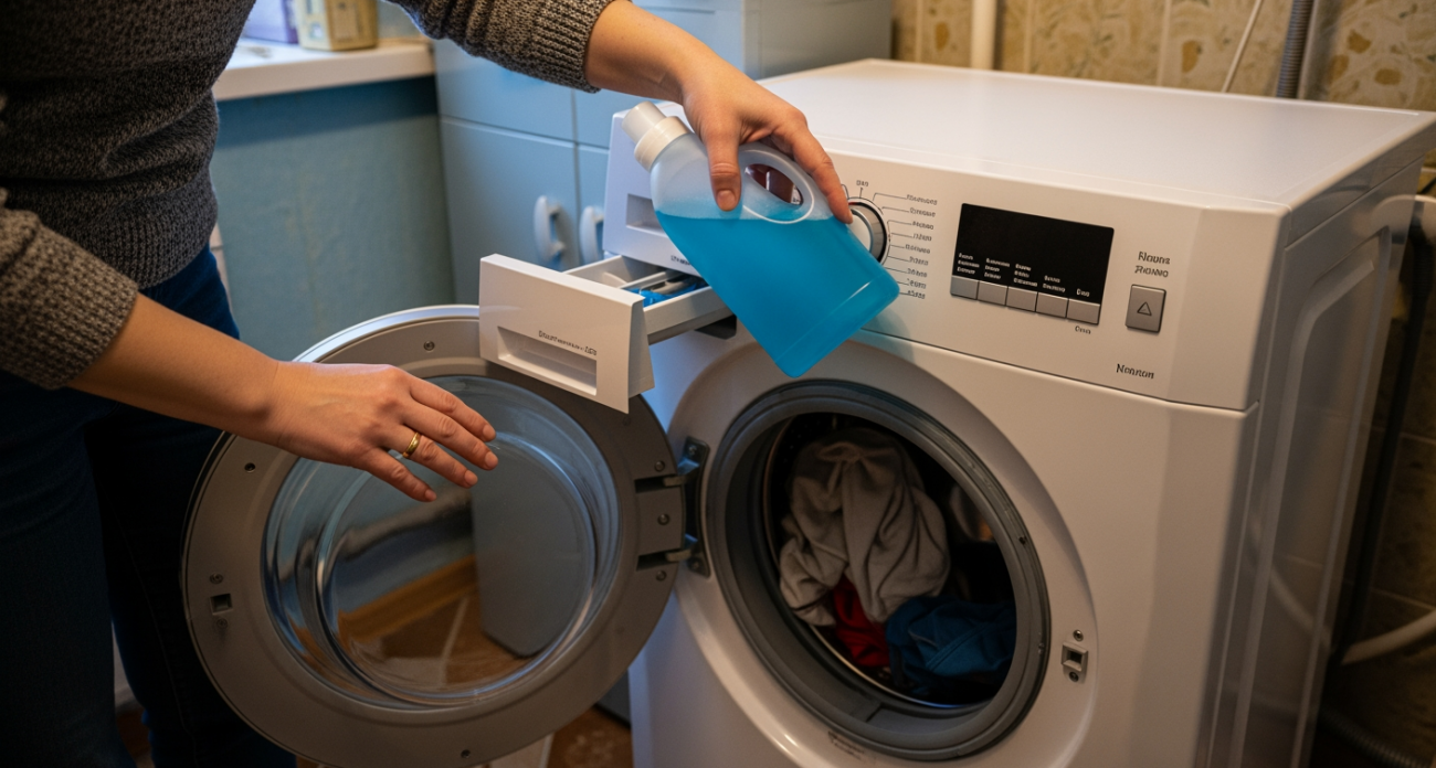 Домашний секрет белизны: что добавить в стиральную машину за несколько рублей для идеального результата