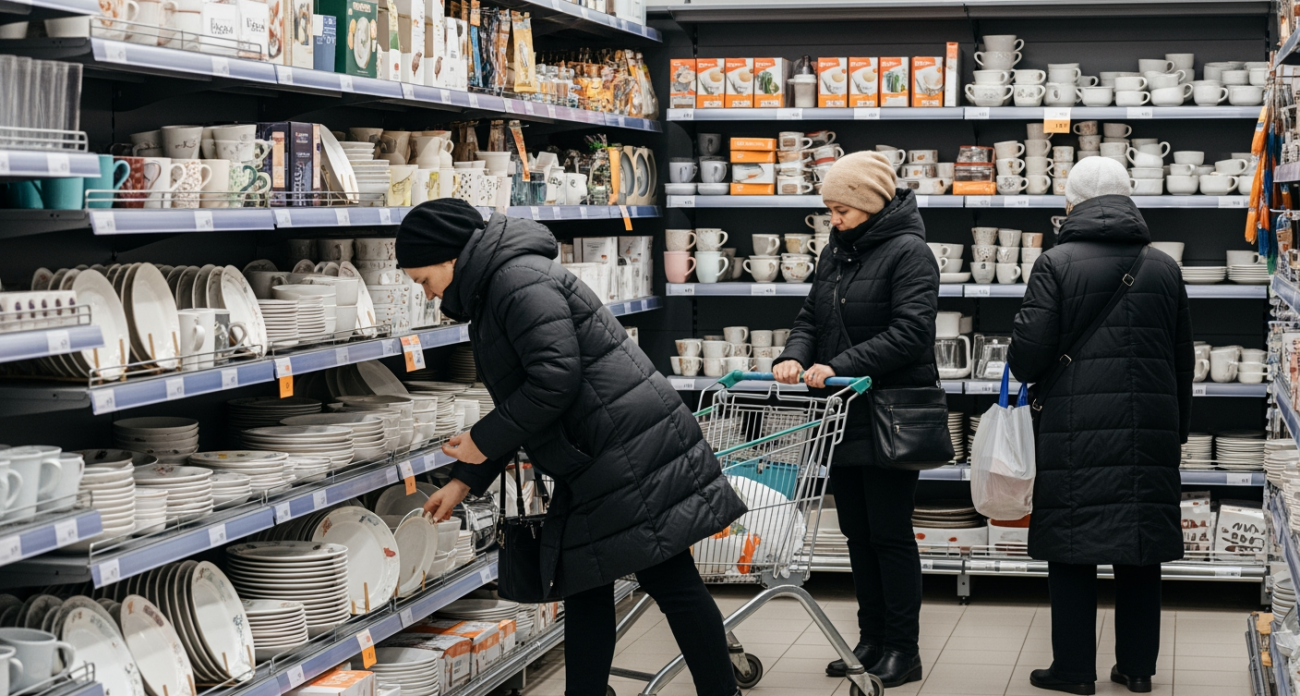 Зашла в "Фикс Прайс" за хлебом, а вышла с полным набором романтичной посуды для идеального вечера на двоих – дешевле некуда