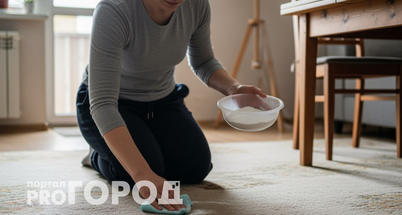 Дешевле, чем магазинное средство в 10 раз: как очистить ковер от давних пятен одним ингредиентом со своей кухни