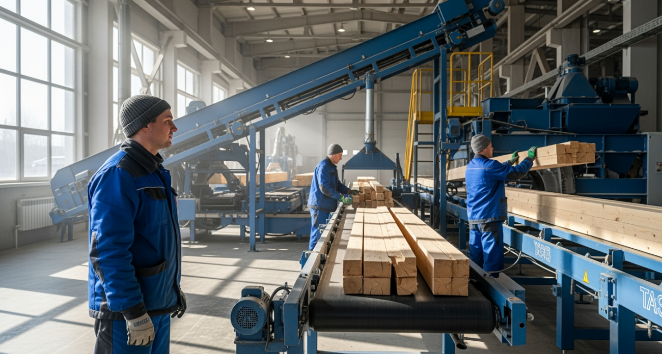 В Алатыре запустили экологичное производство домов из бруса, создав 162 рабочих места