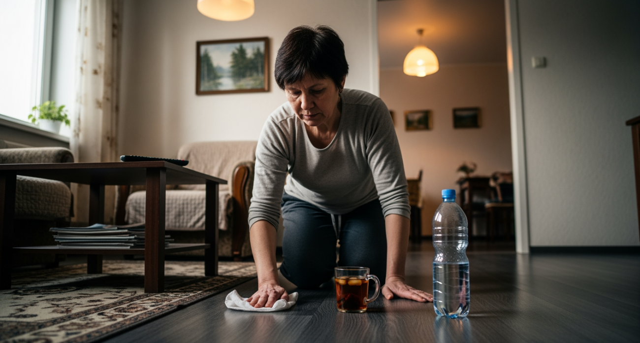 Соседка подсыпает это в ведро с водой и забывает про уборку на месяц - полы сияют без химии и лишних усилий