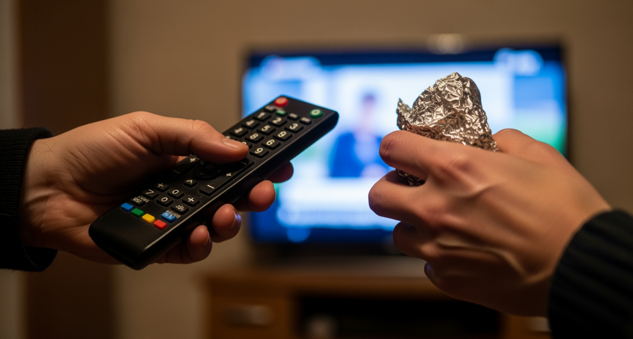 Дедовский способ оживить пульт от телевизора с помощью обычной кухонной фольги за считанные секунды