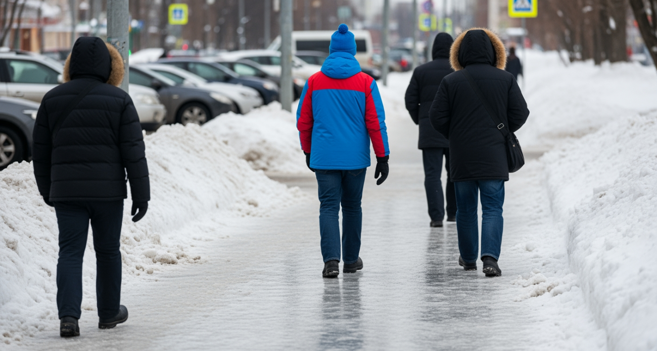 Дедовский способ против зимнего гололеда: чем обрабатываю обувь чтобы ходить по льду уверенно как по сухому тротуару