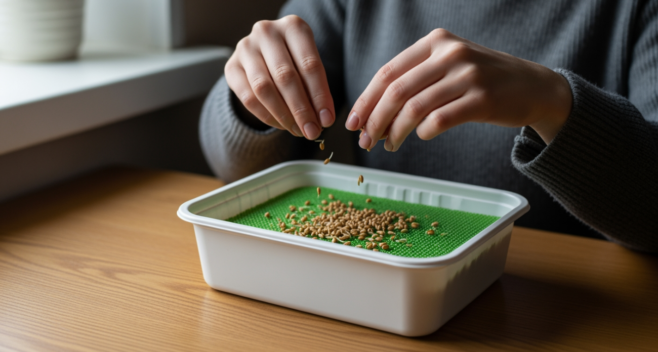 Секретная губка для проращивания семян творит чудеса с рассадой перцев даже в самые холодные месяцы