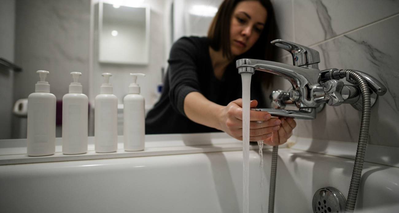 Секретный трюк с губкой превращает старую ванну в зеркальную поверхность всего за 10 минут без единой капли пота