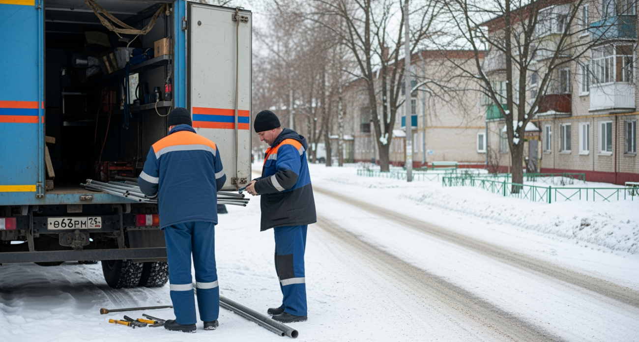 Жители дома в Чебоксарах остались без тепла из-за обрушения крыши в 20-градусный мороз