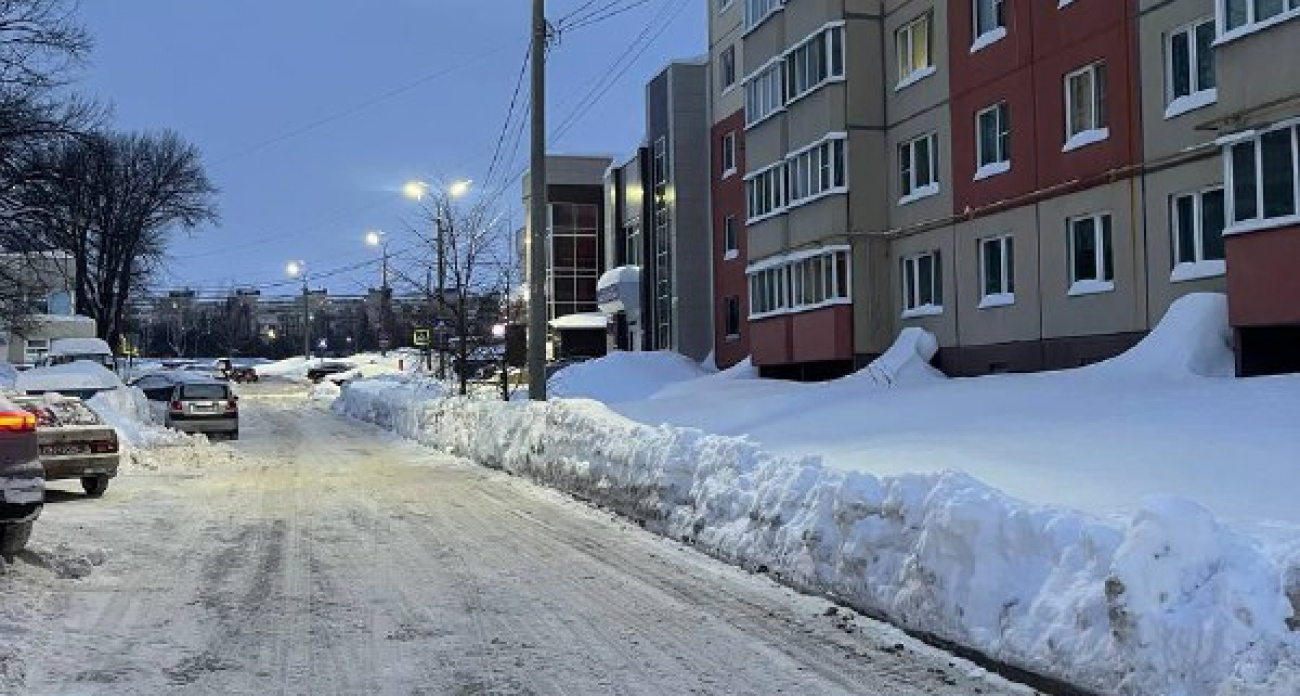 В Чебоксарах дорогу к роддому расчистили от снега только после "подсказки" прокуратуры
