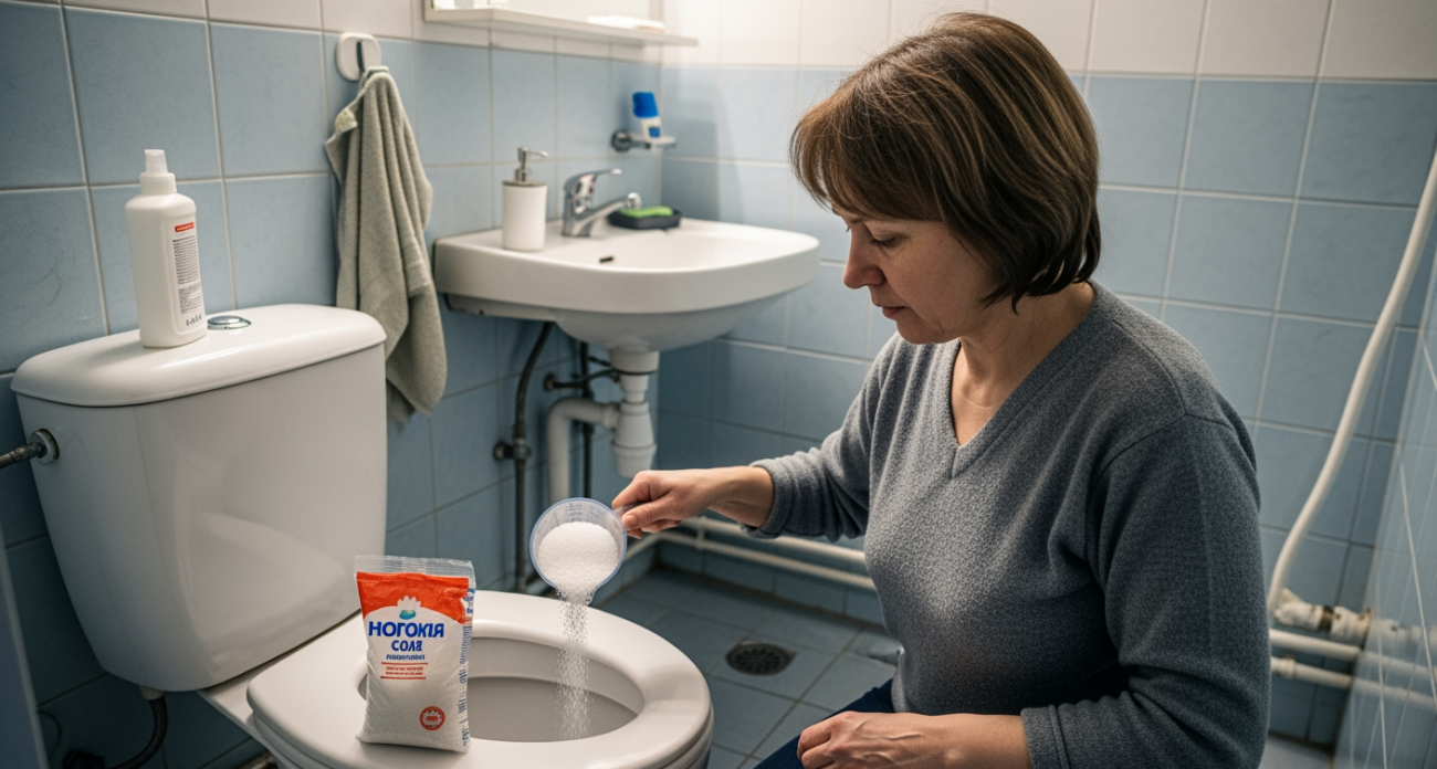 Соль в унитазе спасает от проблем с сантехникой и экономит деньги – трюк, о котором молчат даже опытные сантехники