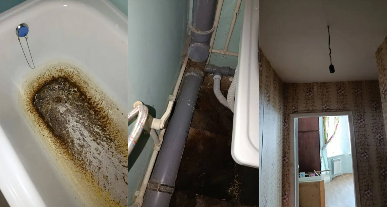 В Чувашии нашли квартиру для нуждающихся в ужасном состоянии: сырость, хлам и лютый холод