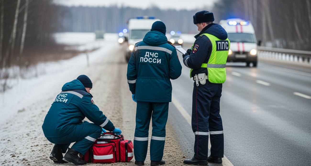 Лобовой удар на 101-м километре А-151: в Чувашии Renault вылетел на «встречку» и протаранил ВАЗ-2112