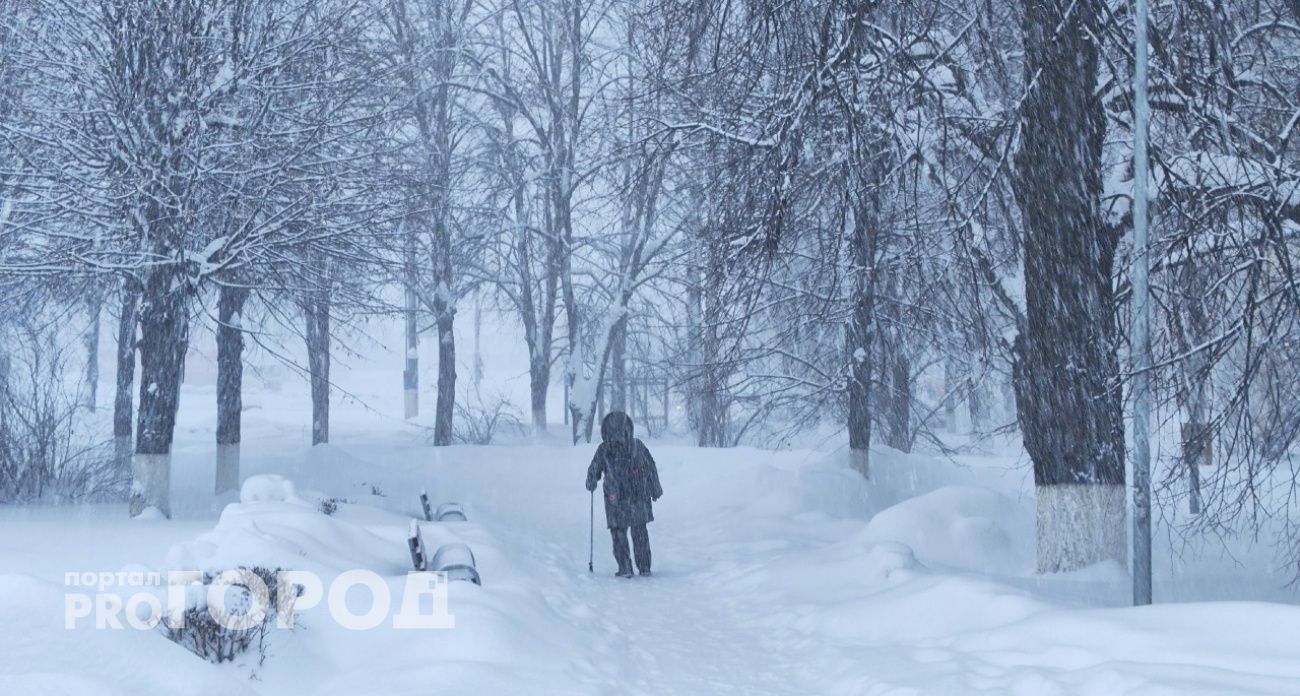 Новая неделя в Чувашии начнется со снега, метели и сильного ветра