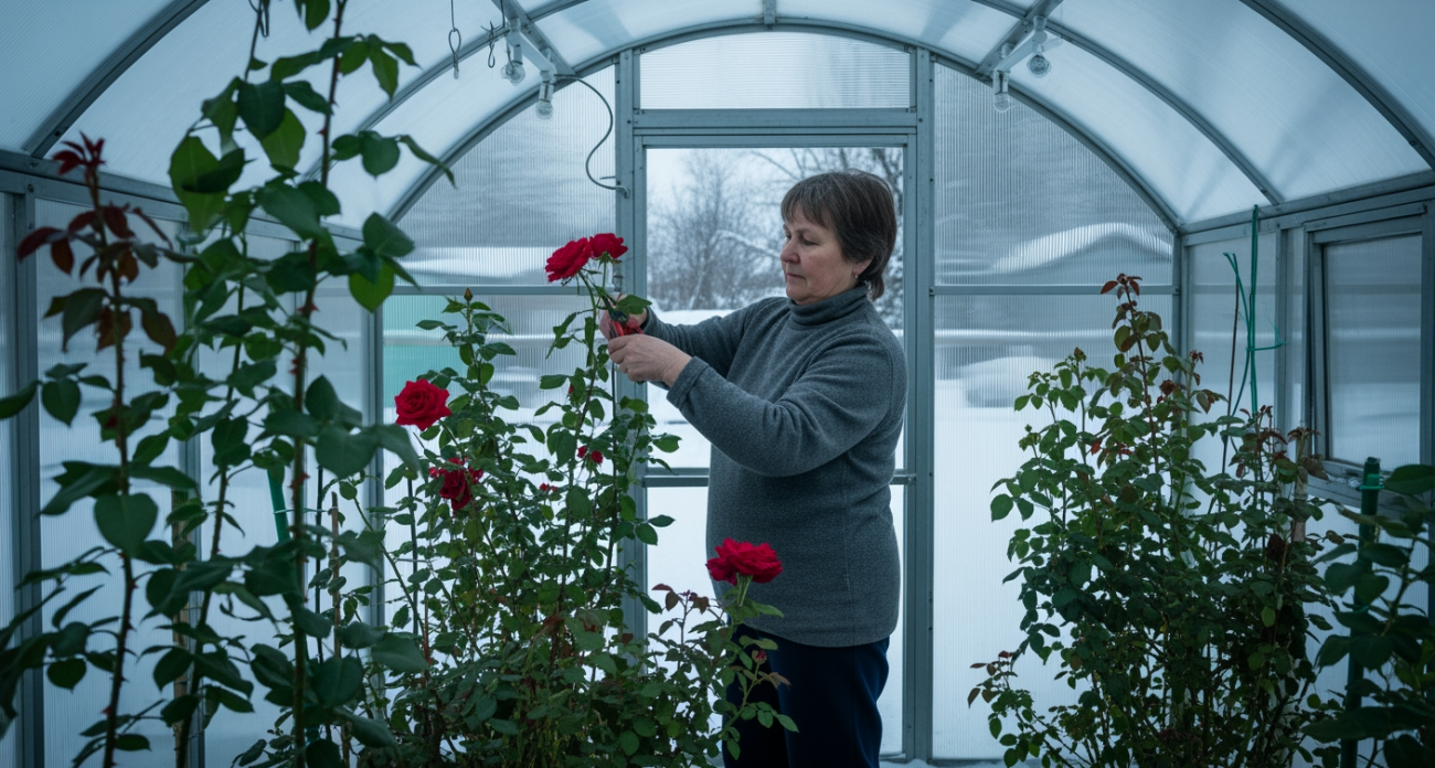 Пенсионерка из Новосибирска скопировала китайский лайфхак и выращивает помидоры зимой при -40