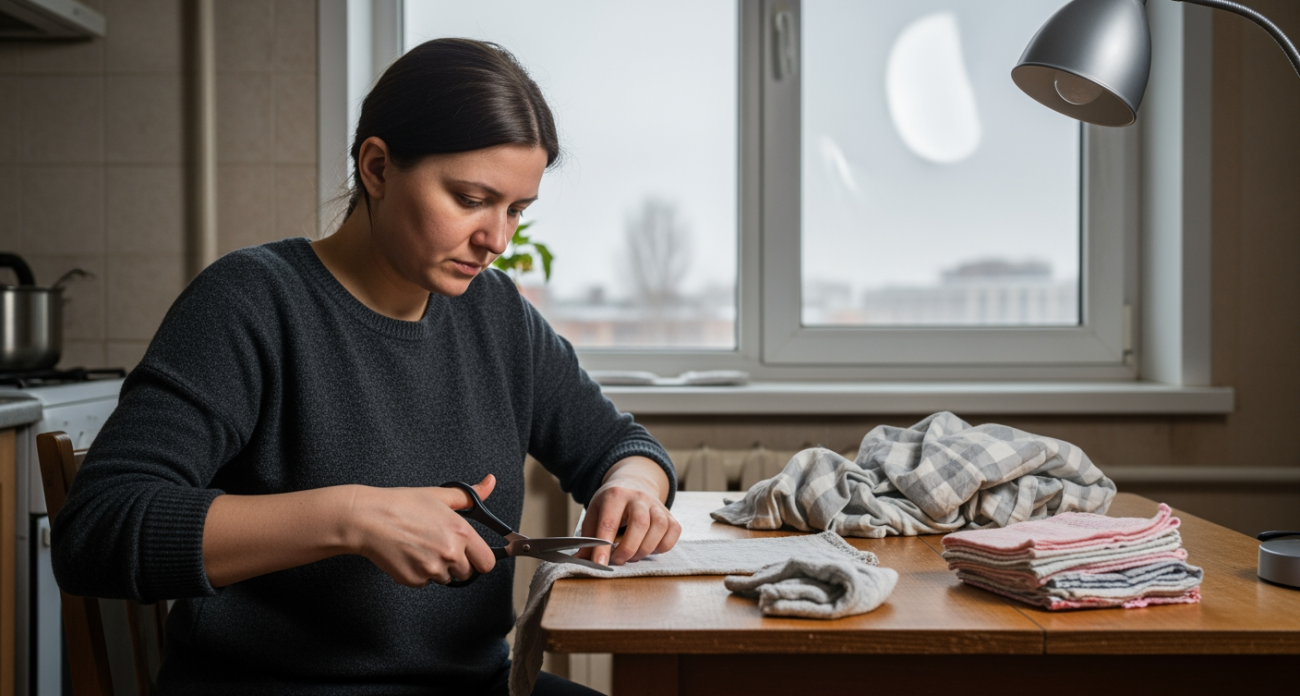 Не выбрасывайте старые простыни: 5 способов превратить их в полезные вещи для дома за полчаса