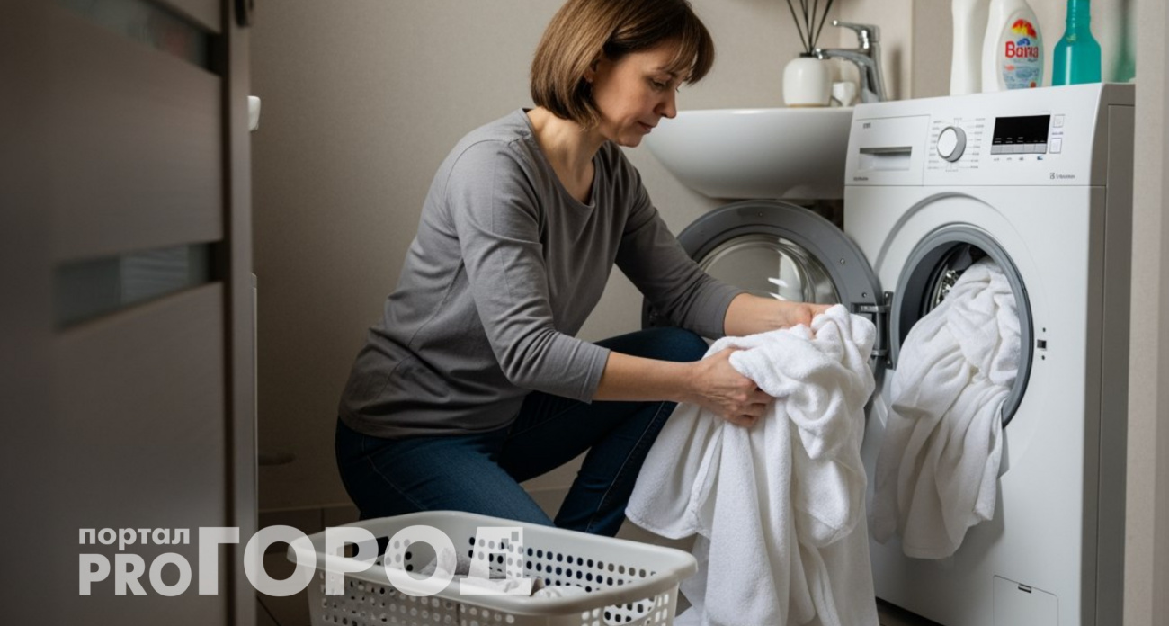 Всего один пакетик в барабан – и даже серые тряпки становятся белоснежными: отстирываю полотенца и одежду