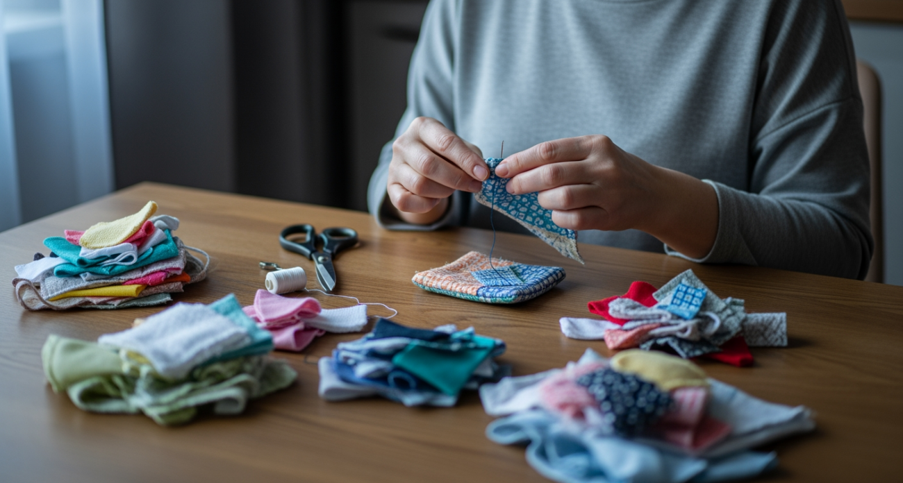 Старые лоскуты превращаются в полезные вещи: простые идеи для каждого дома