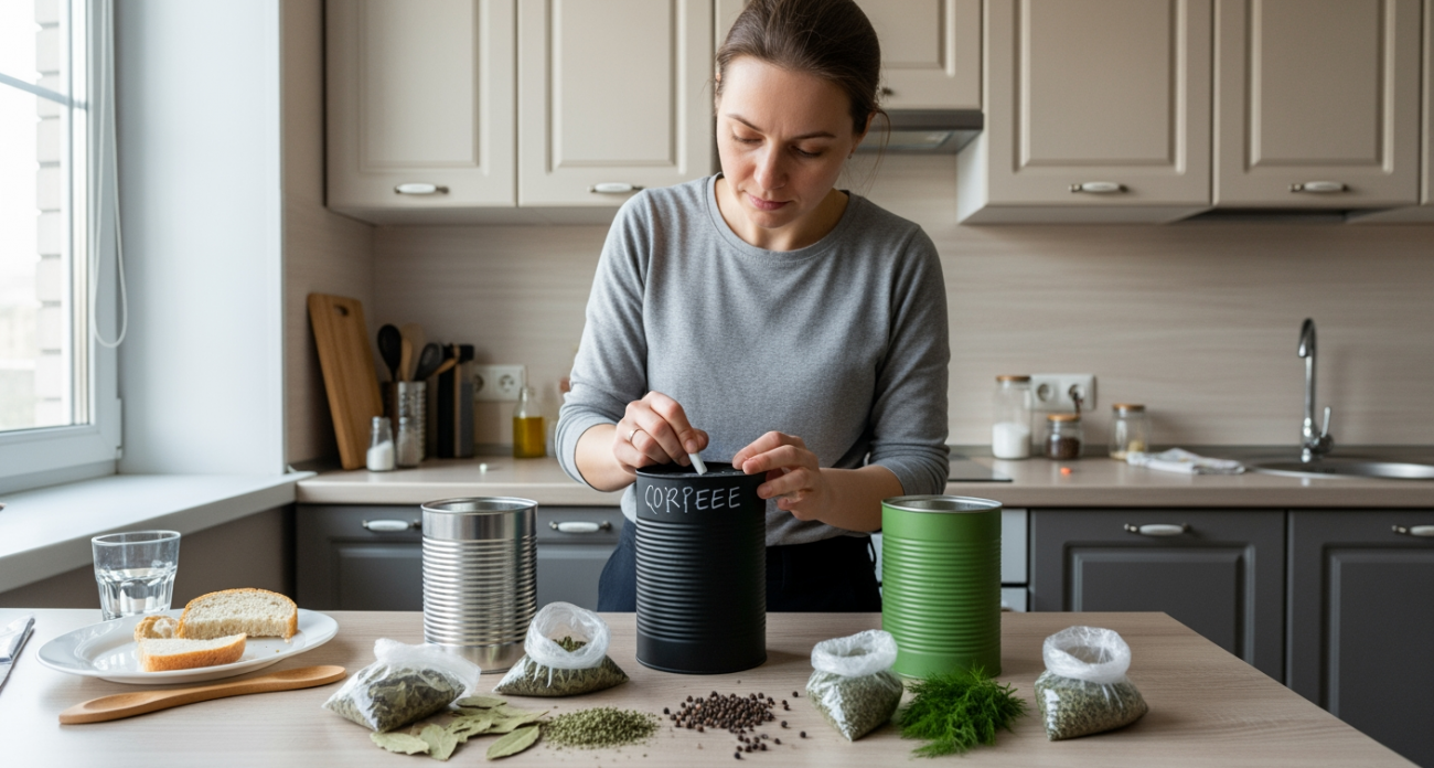 Кофейные банки превратились в мои главные помощники по дому после простых переделок