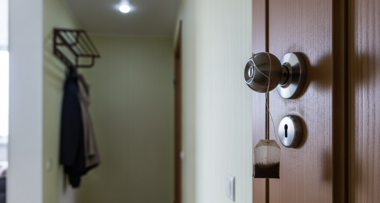 Вешаю чайный пакетик на ручку двери: подруга крутила у виска, а теперь сама использует и благодарит