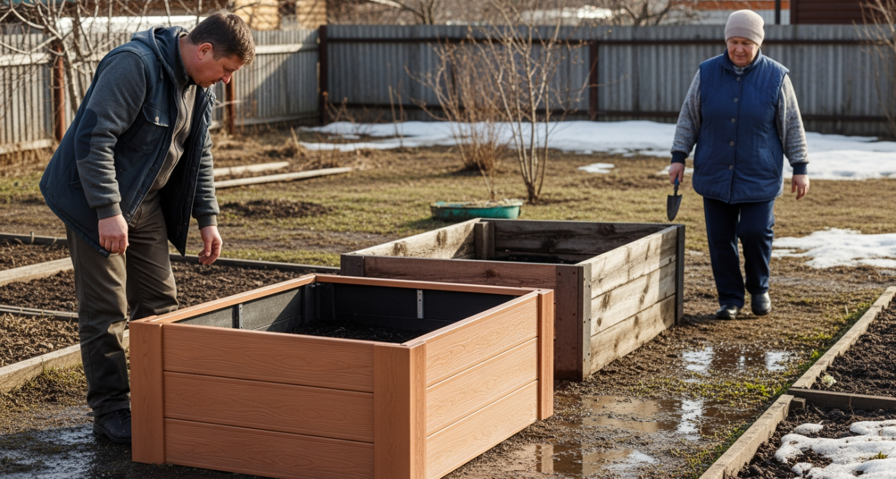 Забудьте про гниющие доски: этот материал для грядок переживет ваших внуков и стоит копейки