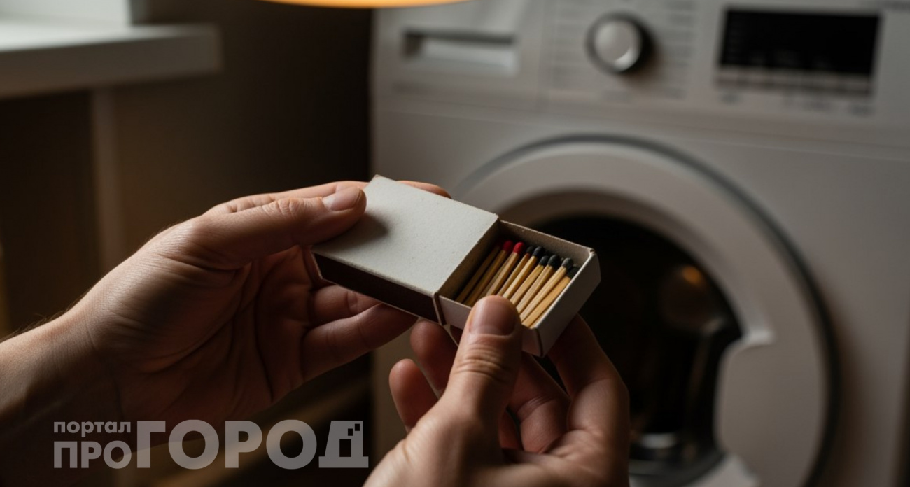 Спички спасают при каждой стирке лучше пятновыводителя: не думала, что буду держать коробок у стиральной машинки