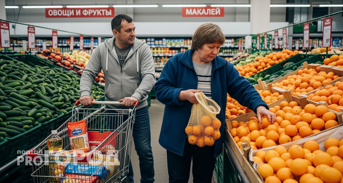 Покупатели сметают с полок Светофора товары по смешным ценам и набивают тележки под завязку