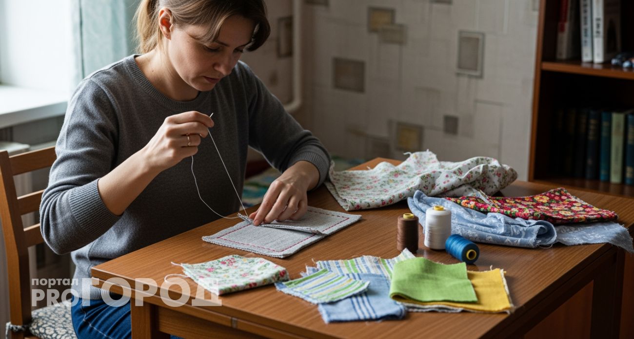 Старая футболка и час времени превращаются в декор, который соседи просят сделать и им
