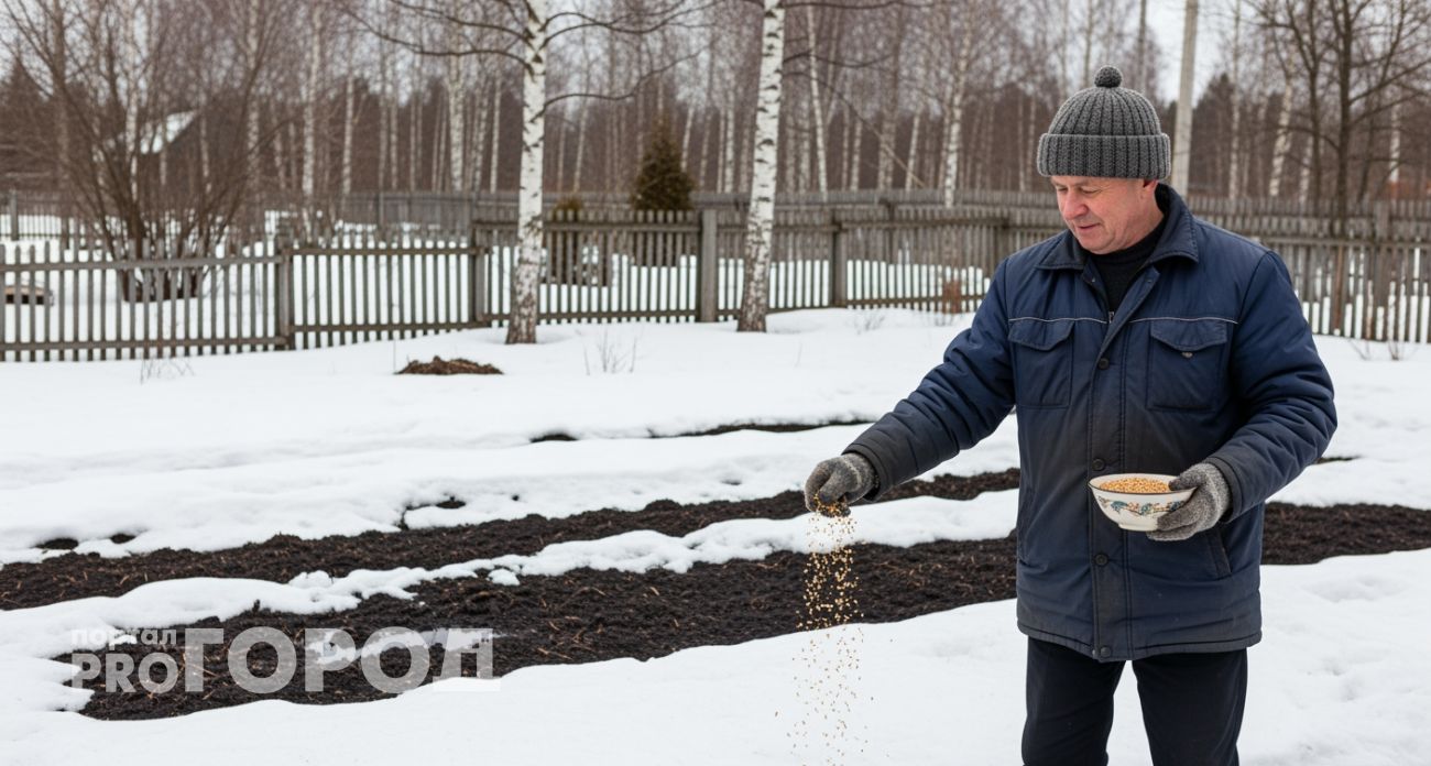 Забудьте про навоз и золу: простая мука делает землю пушистой за одну зиму