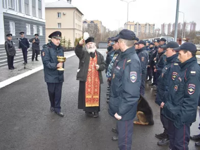 Фото к статье: Полицейские из Чувашии отправились на Северный Кавказ