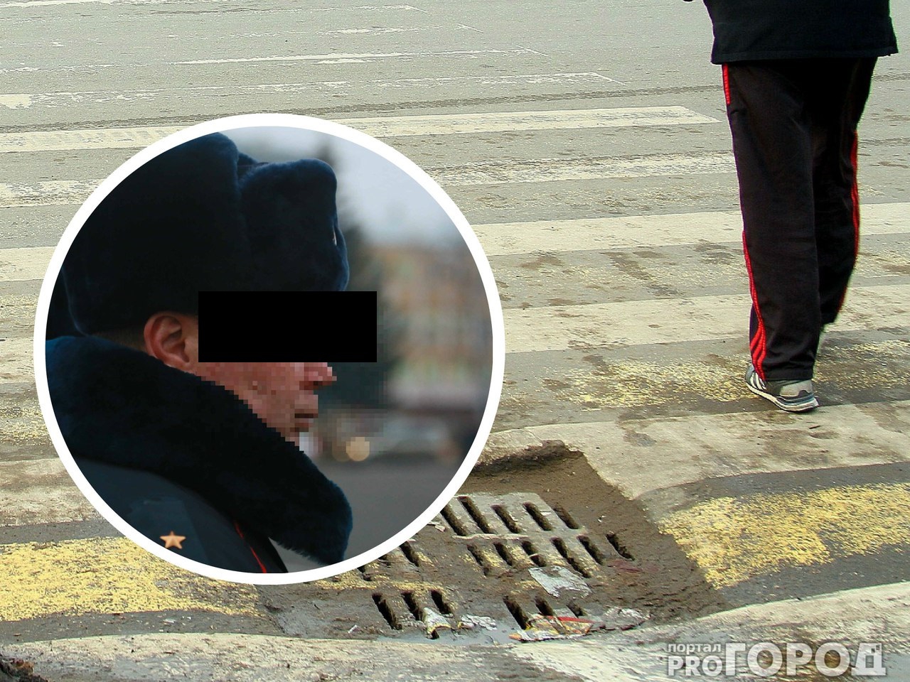 В Чебоксарах полицейскому, сбившему на пешеходе мужчину, назначили штраф