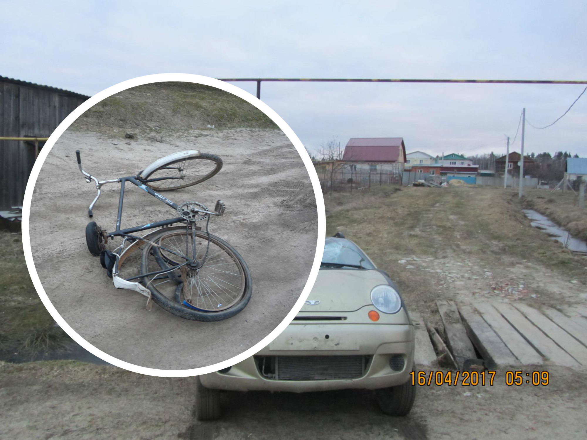 В Ибресях пьяный водитель отвез сбитого велосипедиста домой, после чего тот скончался