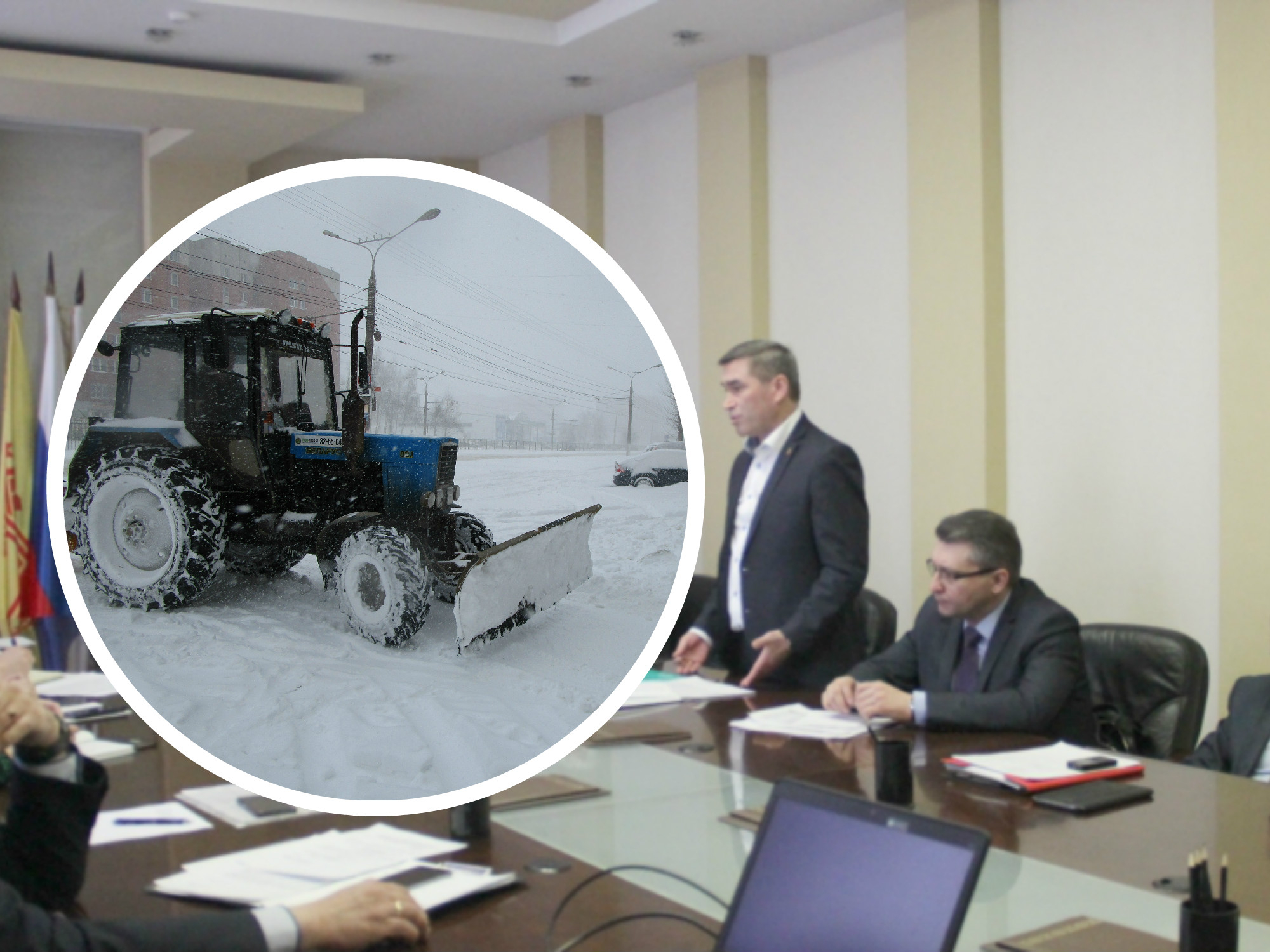 В Чебоксарах чиновники оценили последствия снежного коллапса